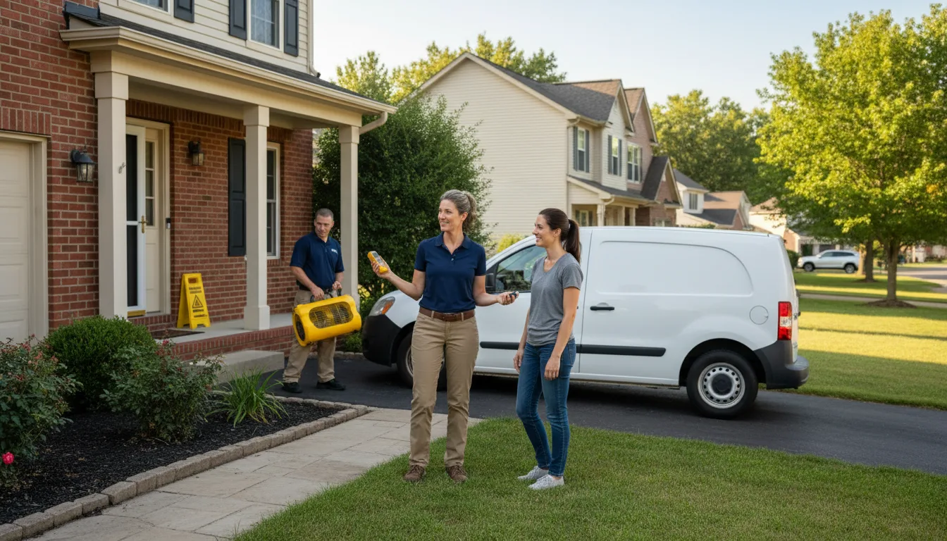 Water restoration image for Water Damage & Restoration Services in Exeter, MO